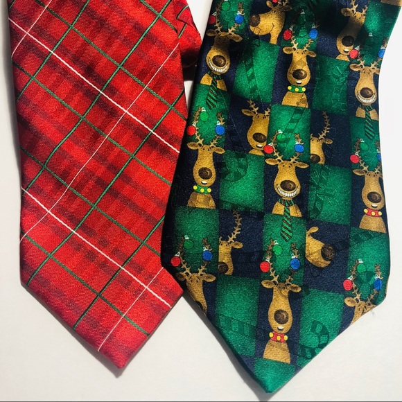 Lot of 2 Christmas neck ties - Picture 5 of 7